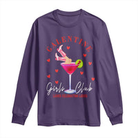Funny Galentine's Day Long Sleeve Shirt Galentine Girls Club Ladies Celebrating Ladies