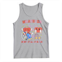 Funny Fall Physical Therapy Valentine's Day Tank Top Whatever You Do Don't Fall For Me Nurse