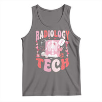 Funny Radiology Tech Valentine's Day Tank Top Rad Tech Nurse Xray Hearts