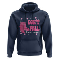 Funny Fall Physical Therapy Valentine's Day Hoodie Don't Fall For Me Fall Prevention Nurse