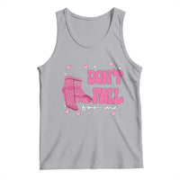 Funny Fall Physical Therapy Valentine's Day Tank Top Don't Fall For Me Fall Prevention Nurse