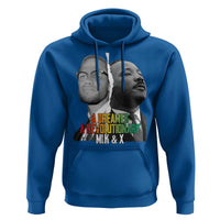 Martin Luther King Malcolm X Hoodie A Dreamer A Revolutionary Black Leaders
