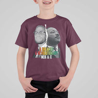 Martin Luther King Malcolm X T Shirt For Kid A Dreamer A Revolutionary Black Leaders