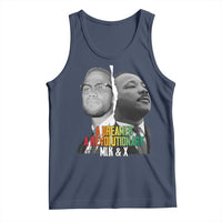 Martin Luther King Malcolm X Tank Top A Dreamer A Revolutionary Black Leaders