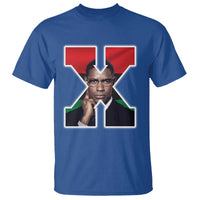 Malcolm X Black History Month Black Liberation Flag T Shirt