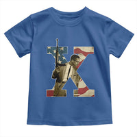 Malcolm X Toddler T Shirt Black History Leaders American Flag
