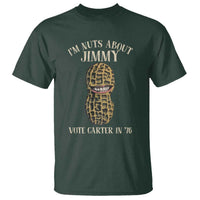 Jimmy Carter Supporter T Shirt I'm Nuts About Jimmy Vote Carter In '76 Peanut