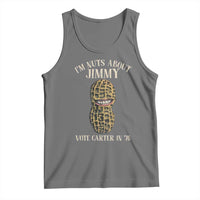 Jimmy Carter Supporter Tank Top I'm Nuts About Jimmy Vote Carter In '76 Peanut