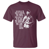 Huey P.Newton Quote T Shirt People Should Not To Be Made To Serve The Laws Black History Month