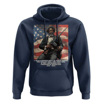 Frederick Douglass Hoodie A Man's Rights Rest In Three Boxes American Flag