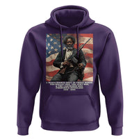 Frederick Douglass Hoodie A Man's Rights Rest In Three Boxes American Flag