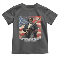 Frederick Douglass Toddler T Shirt A Man's Rights Rest In Three Boxes American Flag