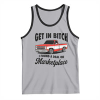 Funny Get in Bitch I Found A Deal On Marketplace Tank Top Red Truck - Wonder Print Shop