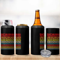 Funny Crazy I Was Crazy Once Meme 4 in 1 Can Cooler Tumbler