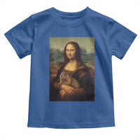 Mona Lisa Holding Groundhog Parody Painting Toddler T Shirt Funny Groundhog Day