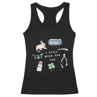 I Still Wish for You Lucky Rabbit 1111 Stars Clover Signs Racerback Tank Top