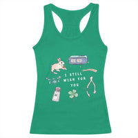 I Still Wish for You Lucky Rabbit 1111 Stars Clover Signs Racerback Tank Top