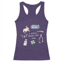 I Still Wish for You Lucky Rabbit 1111 Stars Clover Signs Racerback Tank Top