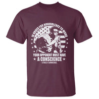 Stokely Carmichael Quote T Shirt In Order For Nonviolence To Work Your Opponent Must Have A Conscience