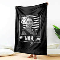 Rosa Parks Nah Quote Throw Blanket Black Movement Protest American Flag