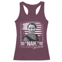 Rosa Parks Nah Quote Racerback Tank Top Black Movement Protest American Flag
