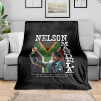 Nelson Mandela Quote Throw Blanket Real Leaders Must Be Ready To Sacrifice All For The Freedom