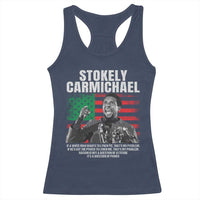 Stokely Carmichael Quote Racerback Tank Top Racism Is Not A Question Of Attitude It's A Question Of Power