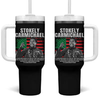 Stokely Carmichael Quote Tumbler With Handle Racism Is Not A Question Of Attitude It's A Question Of Power