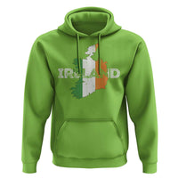 Vintage Irish Map Ireland Pride Souvenir Hoodie