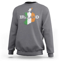Vintage Irish Map Ireland Pride Souvenir Sweatshirt