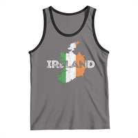 Vintage Irish Map Ireland Pride Souvenir Tank Top