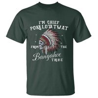 I Am Chief Pokalotatwat From The Bangahoe Tribe T Shirt Funny Indigenous Native American Skull