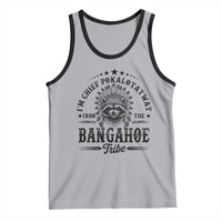 I Am Chief Pokalotatwat From The Bangahoe Tribe Tank Top Funny Native American Racoon