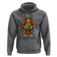Funny St Patricks Day Bigfoot Lucky Pot Gold Sunglasses Sasquatch Hoodie
