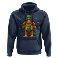 Funny St Patricks Day Bigfoot Lucky Pot Gold Sunglasses Sasquatch Hoodie