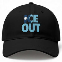 Minnesota Ice Out Baseball Cap MN State Anti Ice Movement Protest Statement