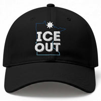 Ice Out Of Minnesota Baseball Cap MN Map Immigration Protest Community Resistance