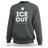 Ice Out Of Minnesota Sweatshirt MN Map Immigration Protest Community Resistance