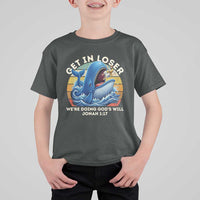 Get In Loser We're Doing God's Will T Shirt For Kid Funny Christian Bible