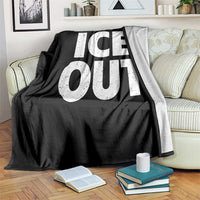 Ice Out Throw Blanket Abolish Ice Protest Statement