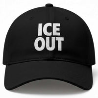 Ice Out Baseball Cap Abolish Ice Protest Statement