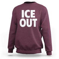 Ice Out Sweatshirt Abolish Ice Protest Statement
