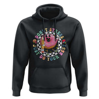 Funny Testing Day Teacher Hoodie Donut Stress Just Do Your Best