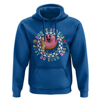 Funny Testing Day Teacher Hoodie Donut Stress Just Do Your Best