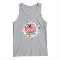 Funny Testing Day Teacher Tank Top Donut Stress Just Do Your Best