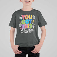 Funny Test Day You Got This Do Your Best T Shirt For Kid Colorful Flowers