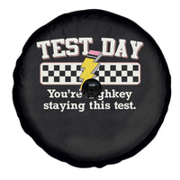 Funny Test Day You're Highkey Staying This Test Spare Tire Cover Teacher Pencil Lightning Bolt