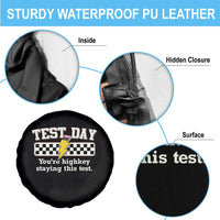 Funny Test Day You're Highkey Staying This Test Spare Tire Cover Teacher Pencil Lightning Bolt