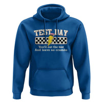 Funny Test Day You'll Eat The Test And Leave No Crumbs Hoodie Teacher Pencil Lightning Bolt