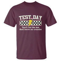 Funny Test Day You'll Eat The Test And Leave No Crumbs T Shirt Teacher Pencil Lightning Bolt